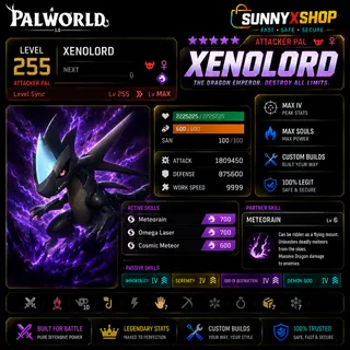 Palworld: xenolord attacker pal Moded 