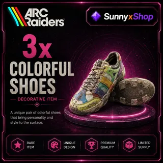 colorful shoes 3x arc raiders
