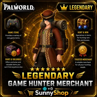 Legendary Game Hunter Merchant palworld 