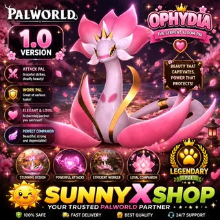 ophydia attack/work pal Palworld 