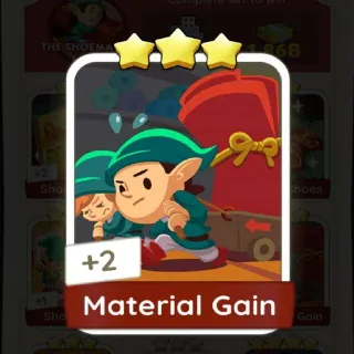 Material Gain 3⭐ Sticker Monopoly Go