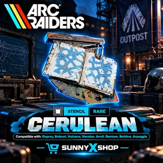 Cerulean Stencil (Rare) For Sale | ARC Raiders Weapon Skin | SUNNYXSHOP