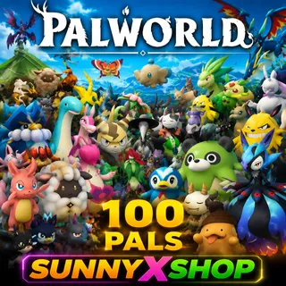 Palworld 100 pals with custom stats 