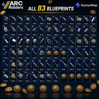 All  blueprint Arc raiders 