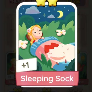 Sleeping Sock  2 ⭐ Sticker Monopoly Go