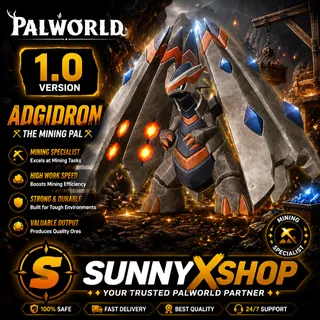 aegidron Mining God pal Palworld  level 10 mining