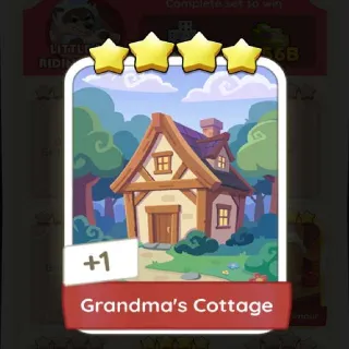 Grandma's Cottage 4 ⭐ Sticker Monopoly Go