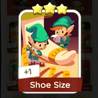 Shoe Size 3⭐ Sticker Monopoly Go