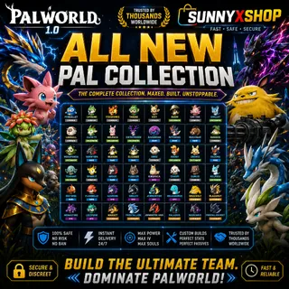 Palworld all new pal collection 255 god level