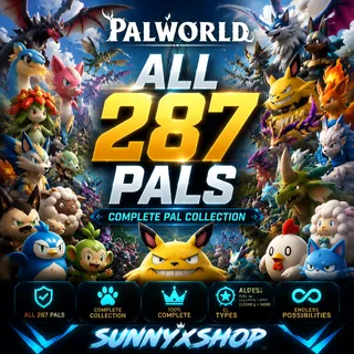 Palworld  All new 287 pal collection / for all platform