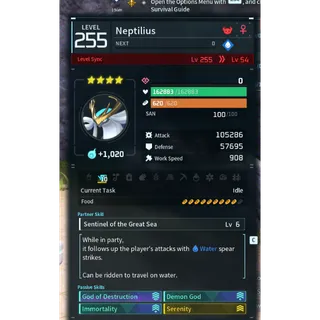 Palworld Attacker  pal max iv