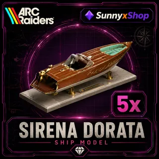 Sirena Dorata Ship Model 5x  