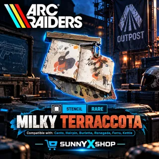 Milky Terracotta Stencil (Rare) For Sale | ARC Raiders Weapon Skin | SUNNYXSHOP