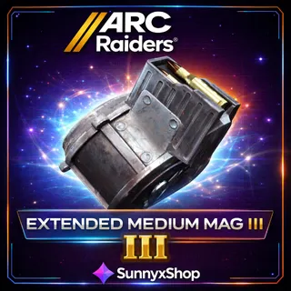 Extended Medium Mag III Blueprint Arc raiders 