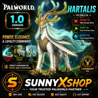 hartalis attack/work/mount pal Palworld 