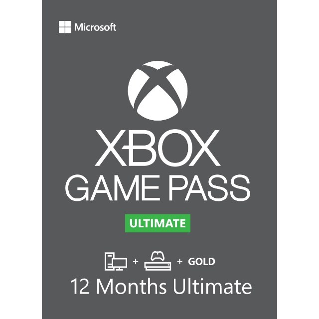 12 Month Xbox Game Pass Ultimate Xbox One / PC - Xbox Live ...