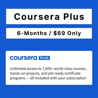 Coursera Plus Subscription (6-Month/$69, Guaranteed)