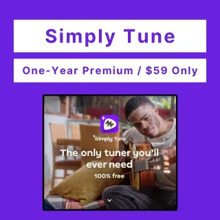 Simply Tune Premium Gift Code (One-Year/$59, Guaranteed)