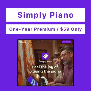 Simply Piano Premium Gift Code (One-Year/$59, Guaranteed)