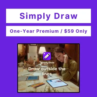 Simply Draw Premium Gift Code (One-Year/$59, Guaranteed)