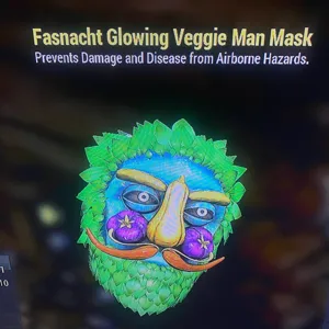 Glowing Veggie man mask