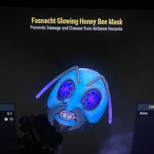 Glowing honey bee mask