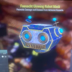 Glowing Robot mask