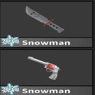 2018 Snowman Set