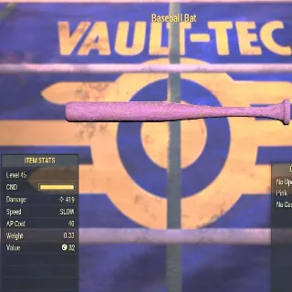 Level 45 Pink Bat