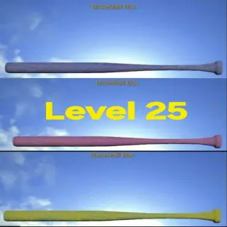 Level 25 Colored Bat Set