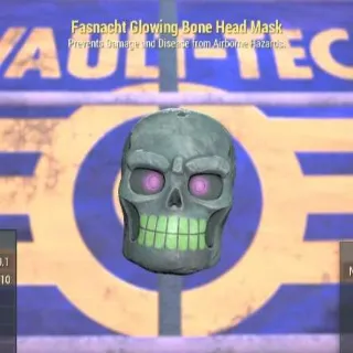 *NEW* Glowing Bone Head Mask