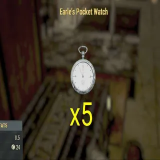 5x Earles Pocket Watch
