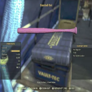 Level 45 Pink Bat