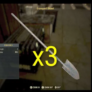 3x Graveyard Shovel