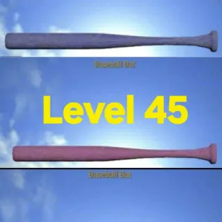 Level 45 Colored Bats Set