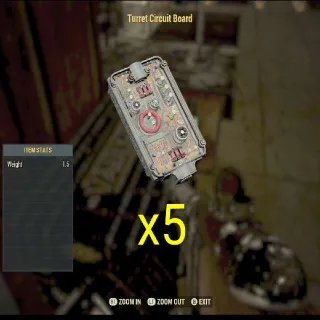 5x Turret Circuit Board