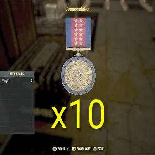 10x Commendation
