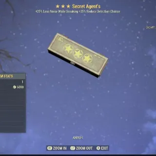 4x Secret Agent Mods