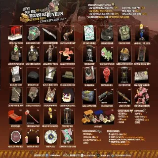 All Treasure Hunter Plans + Appearal