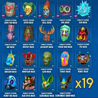 Glowing Mask Set (19)