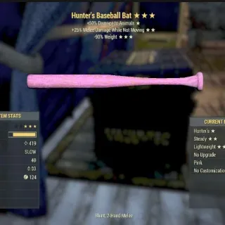 Rolled Level 45 Pink Bat