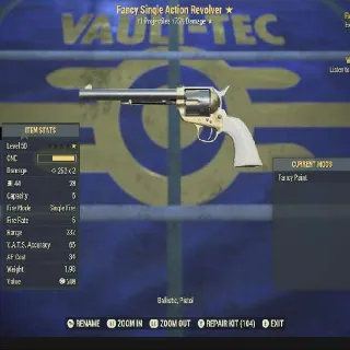 Two Shot Fancy Revolver