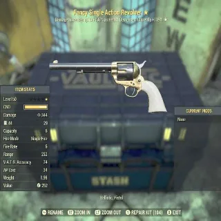 Bloodied Fancy Revolver