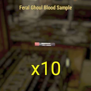 10x Feral Ghoul Blood Sample
