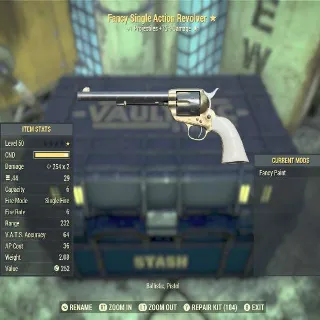 Two Shot Fancy Revolver