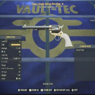 Anti Armor Fancy Revolver