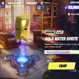 Gold Water Sprite