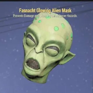 Glowing Alien Mask