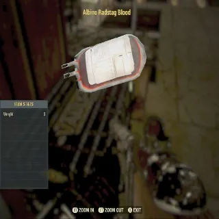 Albino Radstag Blood