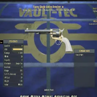 Bolstering Fancy Revolver